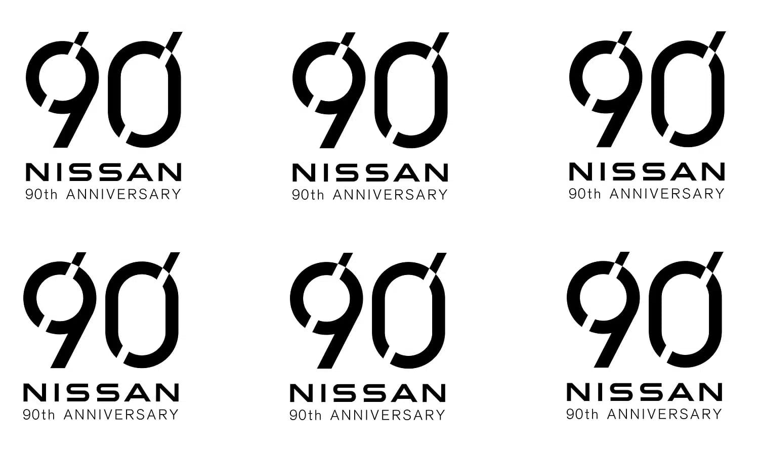 Logo Nissan 90 años