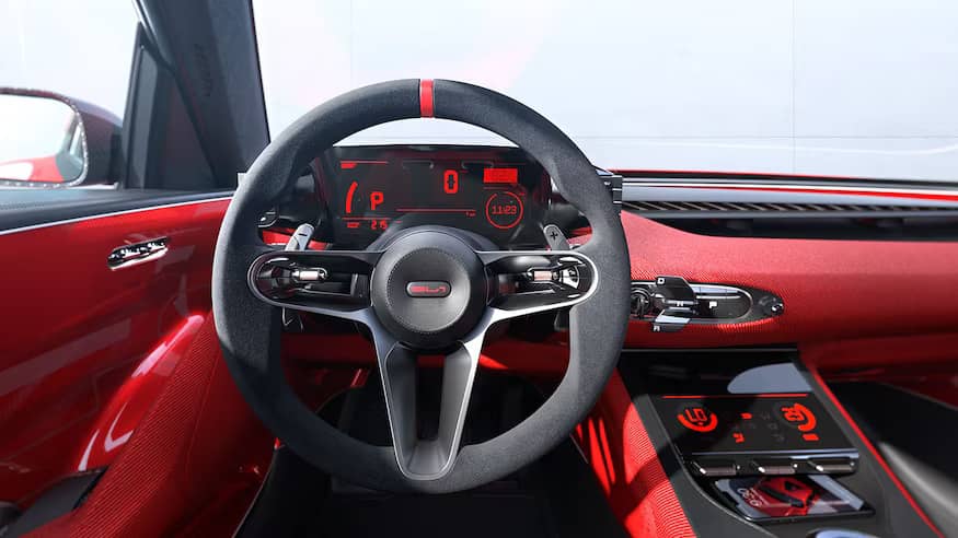 ELegend EL1: La Reinvención Eléctrica del Emblemático Audi Sport Quattro 6 ELegend EL1 tablero