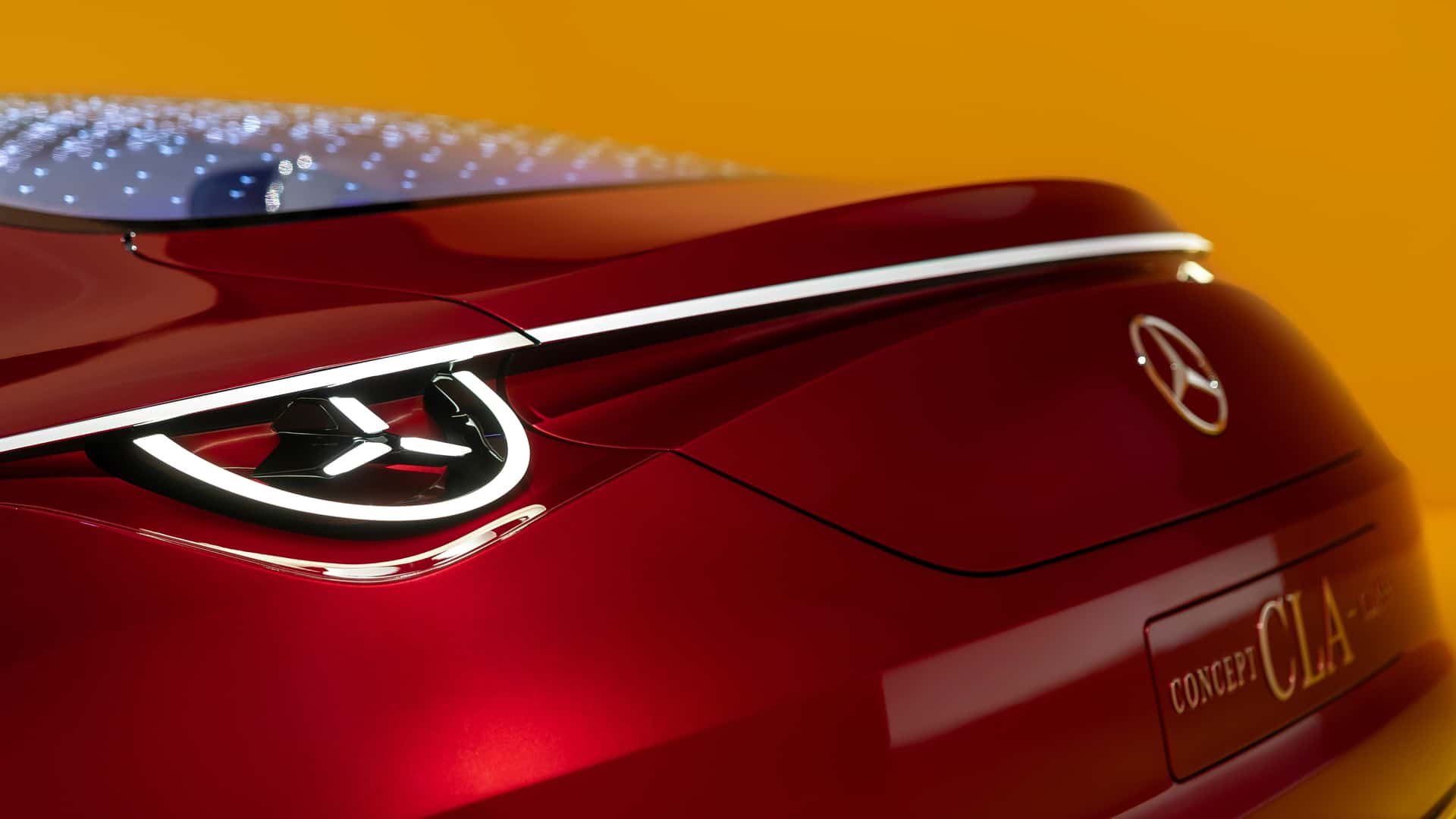 Mercedes CLA Concept Eléctrico luces stop
