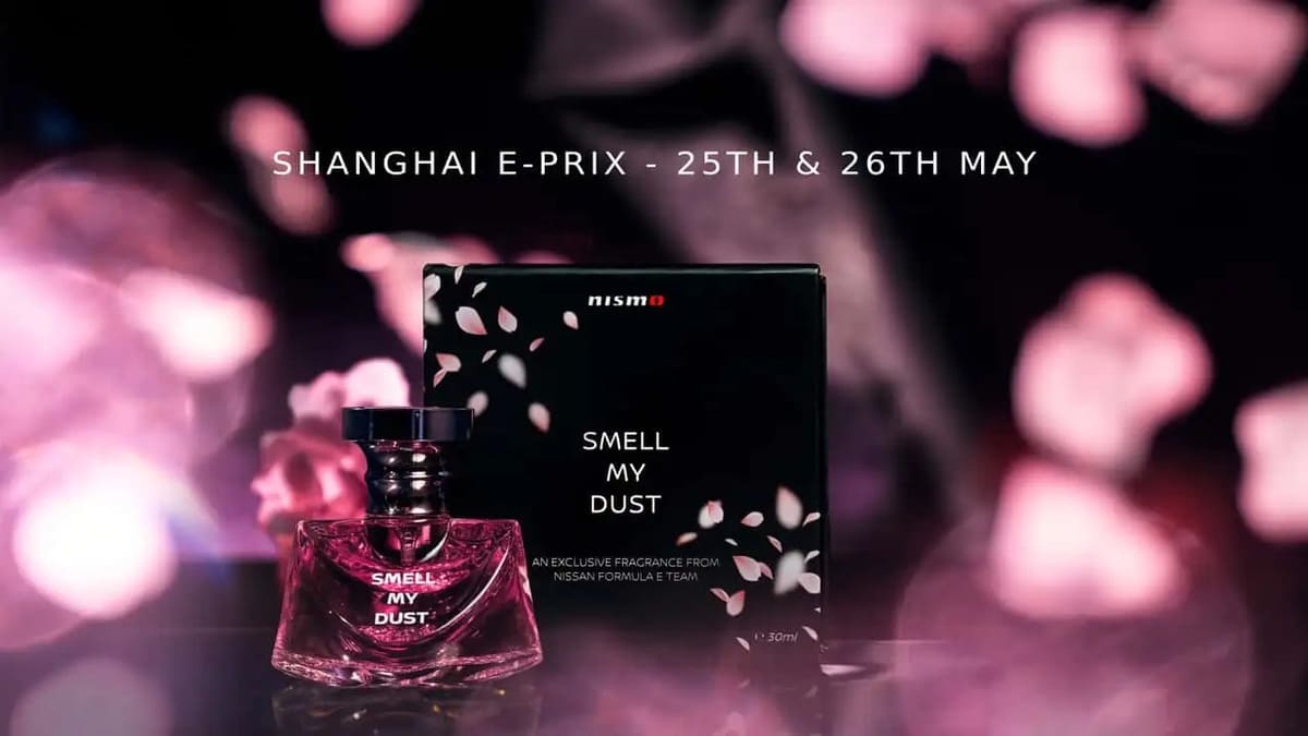 Nissan Perfume: La Extraña Fragancia que Huele a Neumático Smell My Dust 2 Nissan Smell My Dust