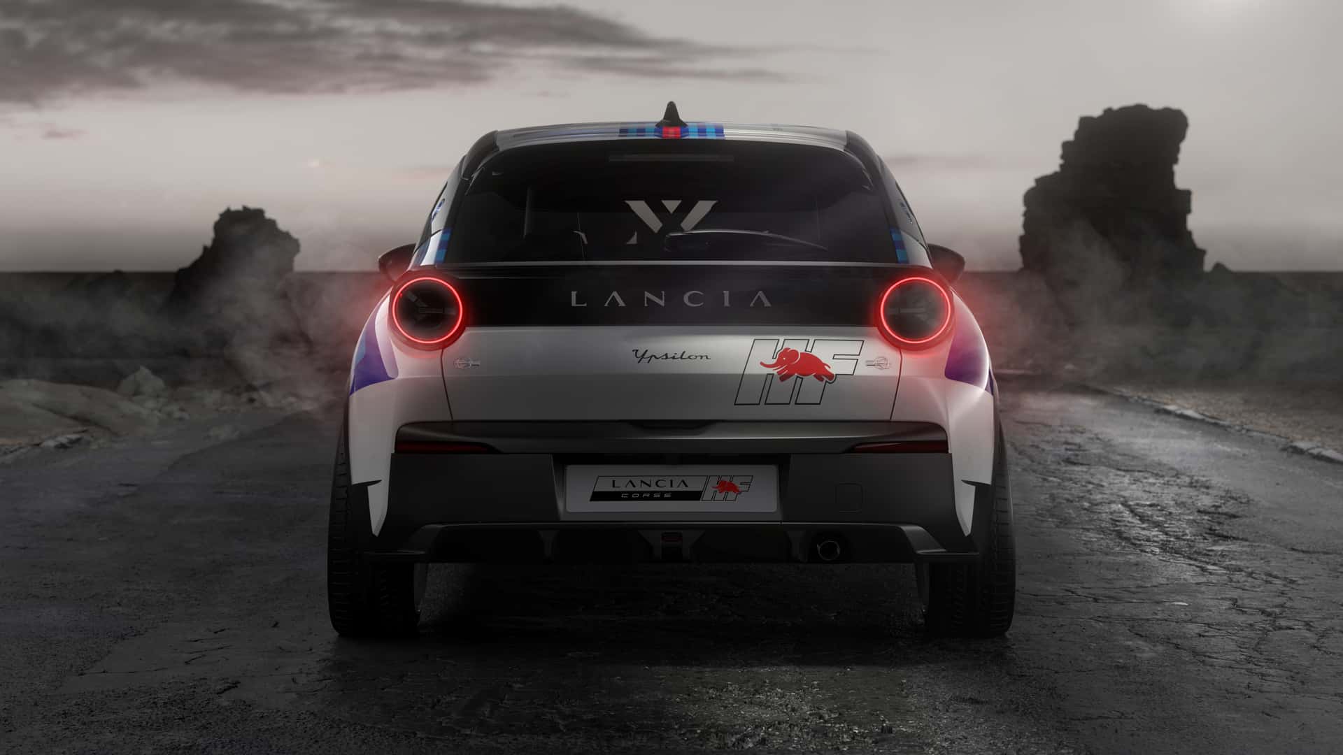 Lancia Ypsilon HF 2025: El Retorno del Icono Automotriz 3 Lancia Ypsilon HF 2025 por detrás
