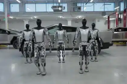Robots humanoides en Tesla