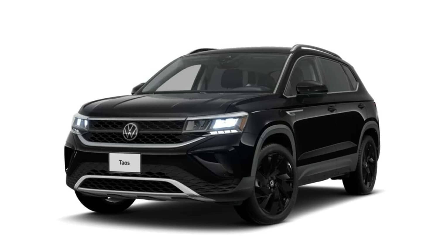 Nuevo Volkswagen Taos 2025: Rediseño y Tecnología Hybrid en Septiembre 4 Volkswagen Taos 2025 negro render
