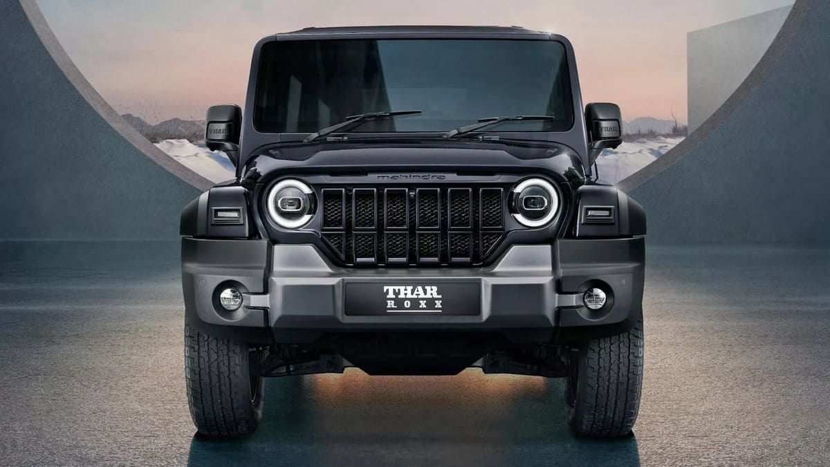 Mahindra Thar Roxx: El Clon del Wrangler Que No Sabías Que Necesitabas 4 Mahindra Thar Roxx frente