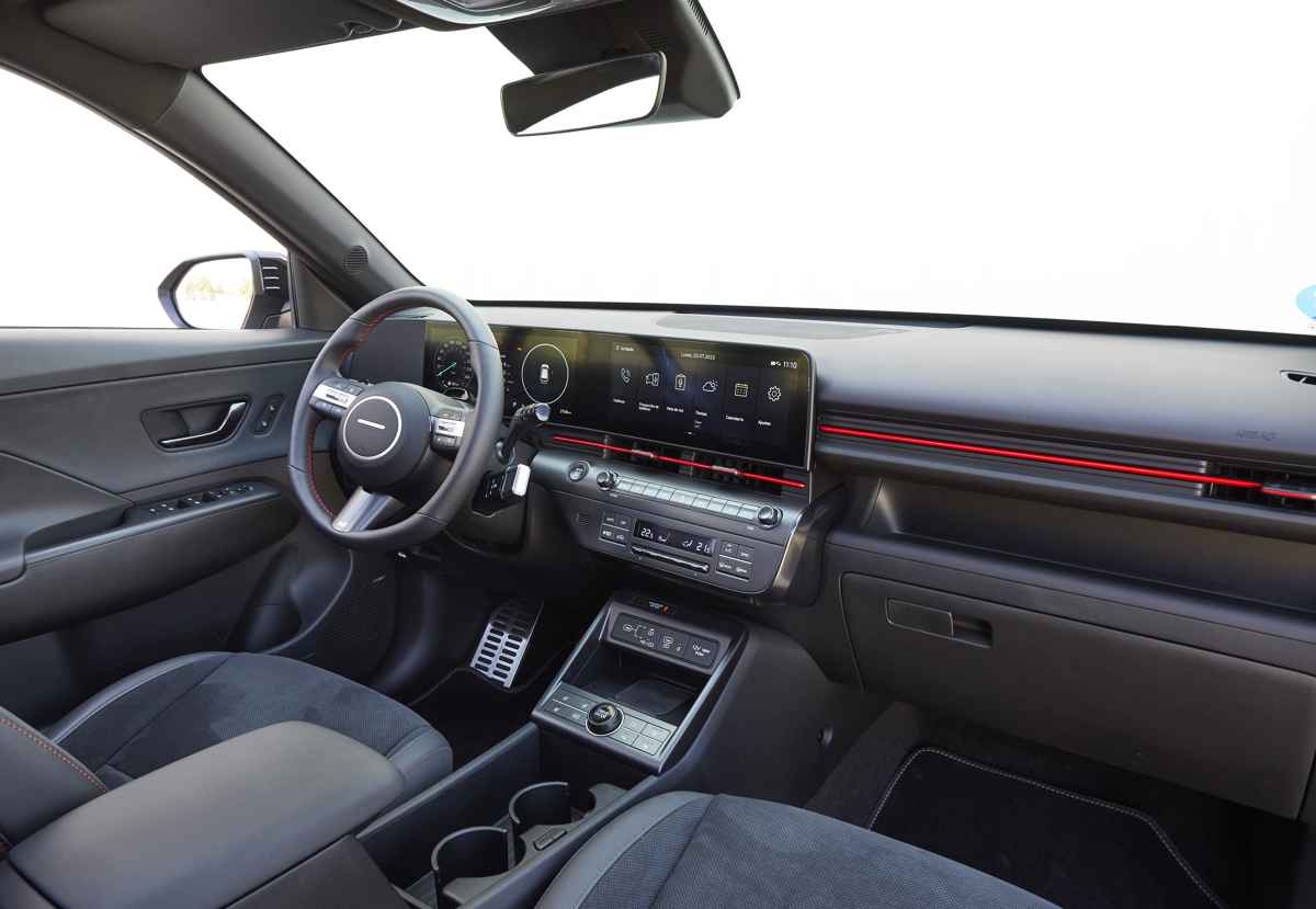 Nuevo Hyundai Kona N-Line: Deportivo, Llega a Colombia 4 Hyundai Kona N-Line interior