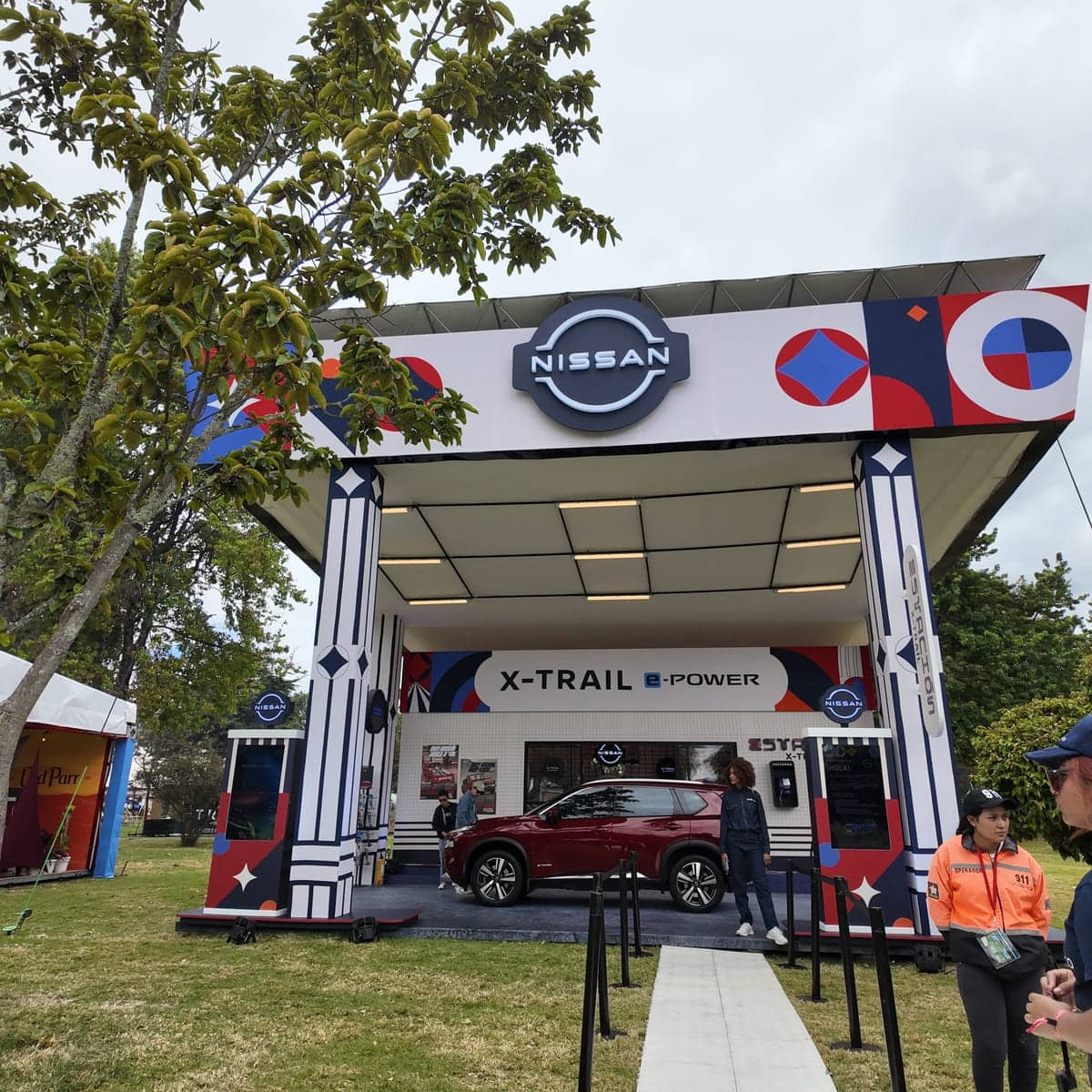 Nissan X-Trail e-POWER brilló en el Festival Cordillera 2024 5 X-Trail E-Power stand