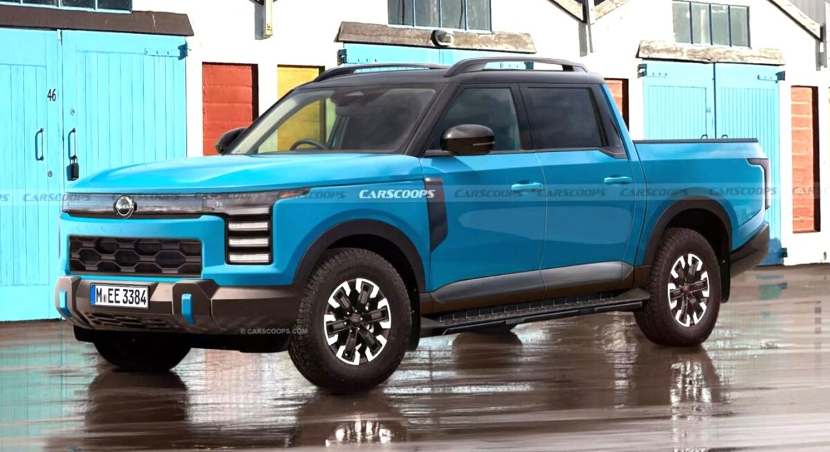 Nissan frontier 2025 render