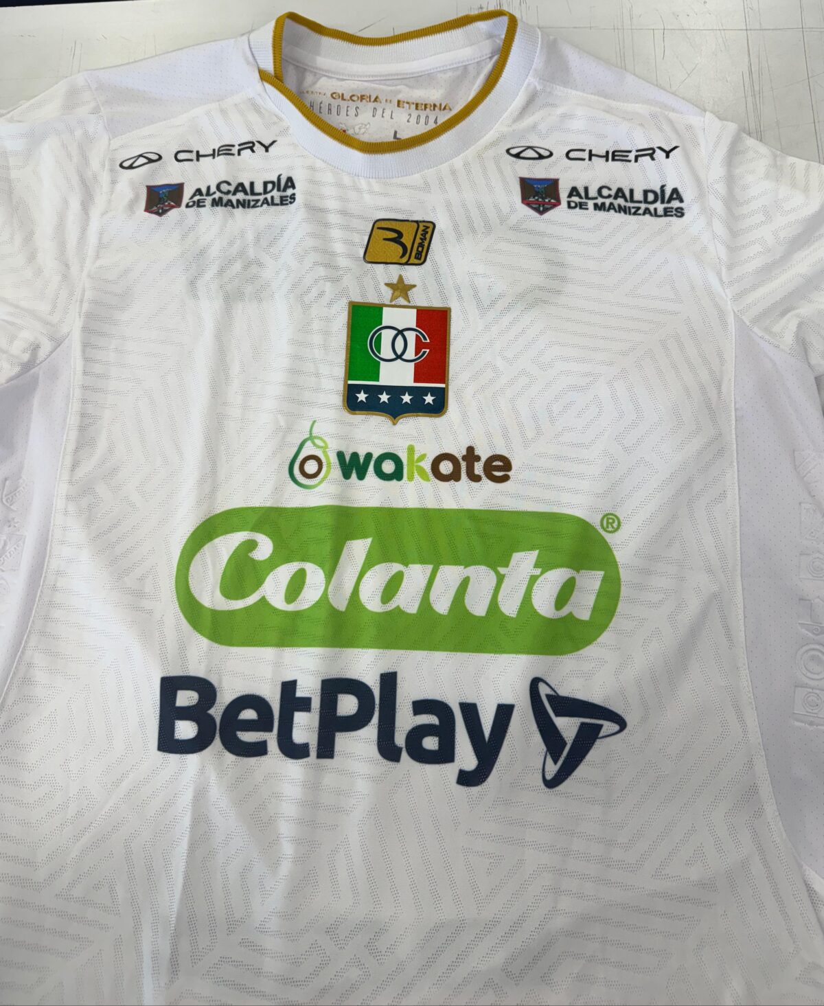 Chery Once Caldas Camiseta Oficial