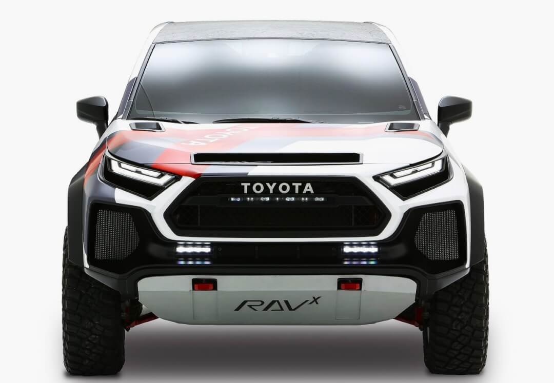 Toyota RAV-X: El Toyota Inspirado en el Dakar para Terrenos Extremos 2 Toyota RAV-X frente