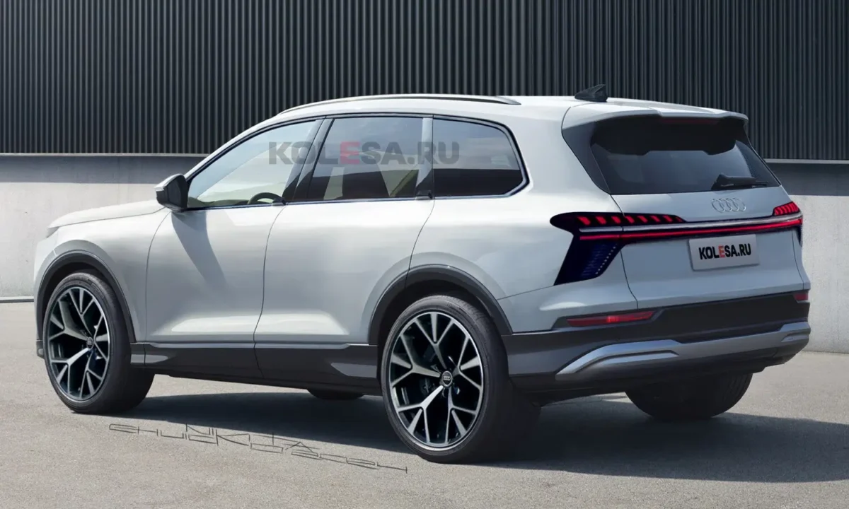 Nuevo Audi Q7 2026: Será un Avance en Diseño y Tecnología 2 Audi Q7 2026 por detrás render