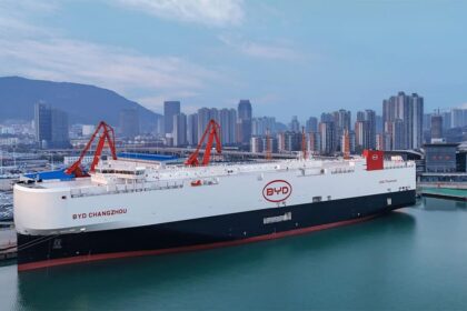 BYD lanza su segundo barco Ro-Ro