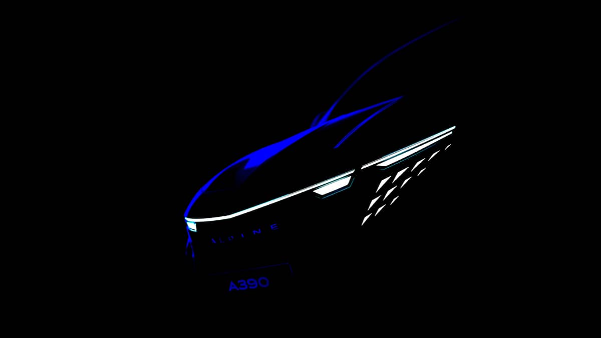 Alpine A390 render