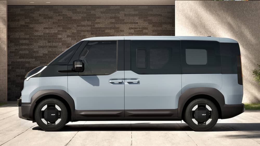 KIA PV5, La Van Eléctrica que Busca Destronar a la VW ID.Buzz 4 KIA PV5 lateral