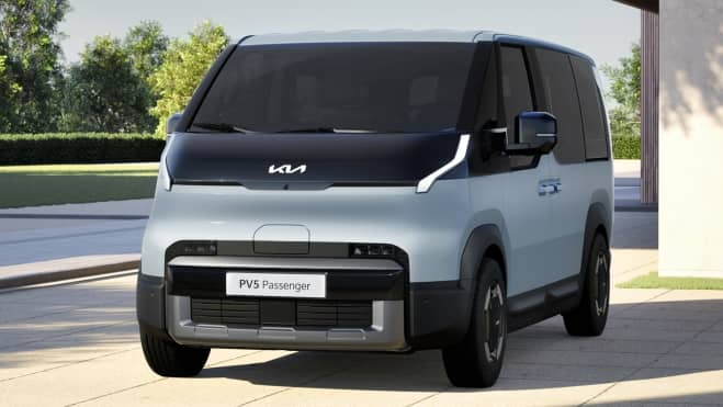 KIA PV5, La Van Eléctrica que Busca Destronar a la VW ID.Buzz 2 KIA PV5 frente